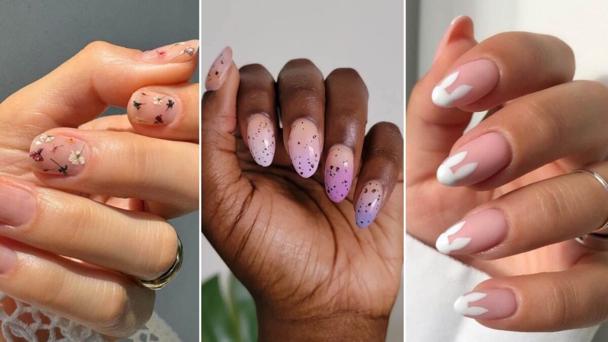 Unghii de Paște 2024 aduc 21 de idei de la iepurași la manichiura French florală