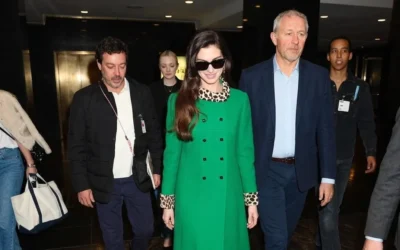 Anne Hathaway readuce un look iconic din Diavolul se îmbracă de la Prada 2006