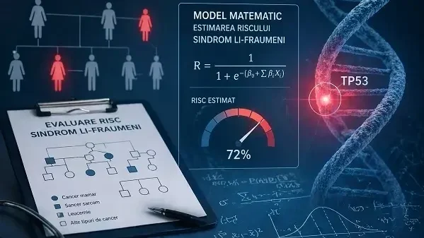 Un nou model matematic estimează riscul de cancer legat de gena TP53