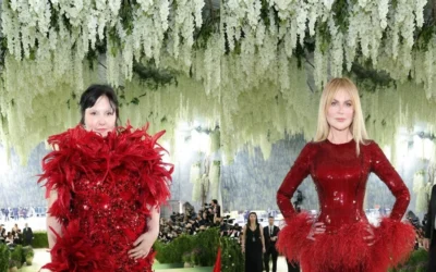 Nimeni nu se astepta la asta la Met Gala. Nicole Kidman si Lena Dunham in tinute aproape identice