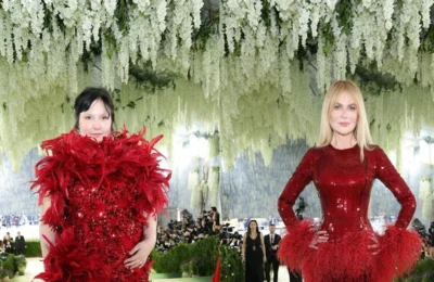 Nimeni nu se astepta la asta la Met Gala. Nicole Kidman si Lena Dunham in tinute aproape identice