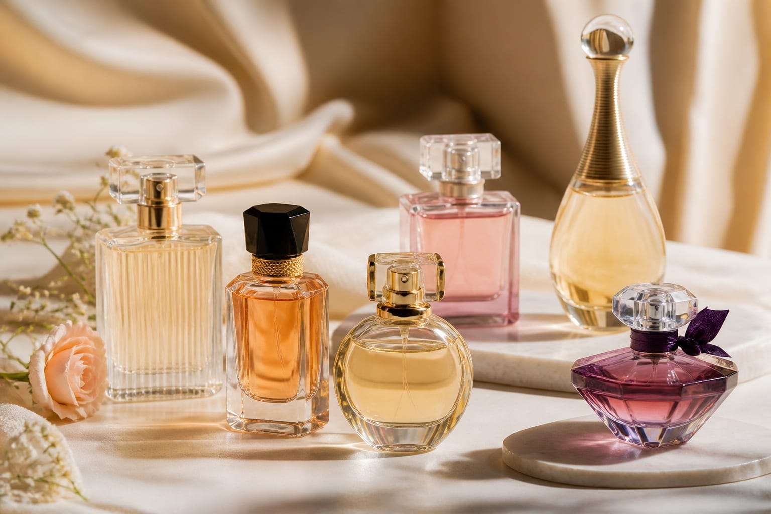 6 parfumuri de damă între 48 și 336 lei pentru stiluri diferite în orice sezon