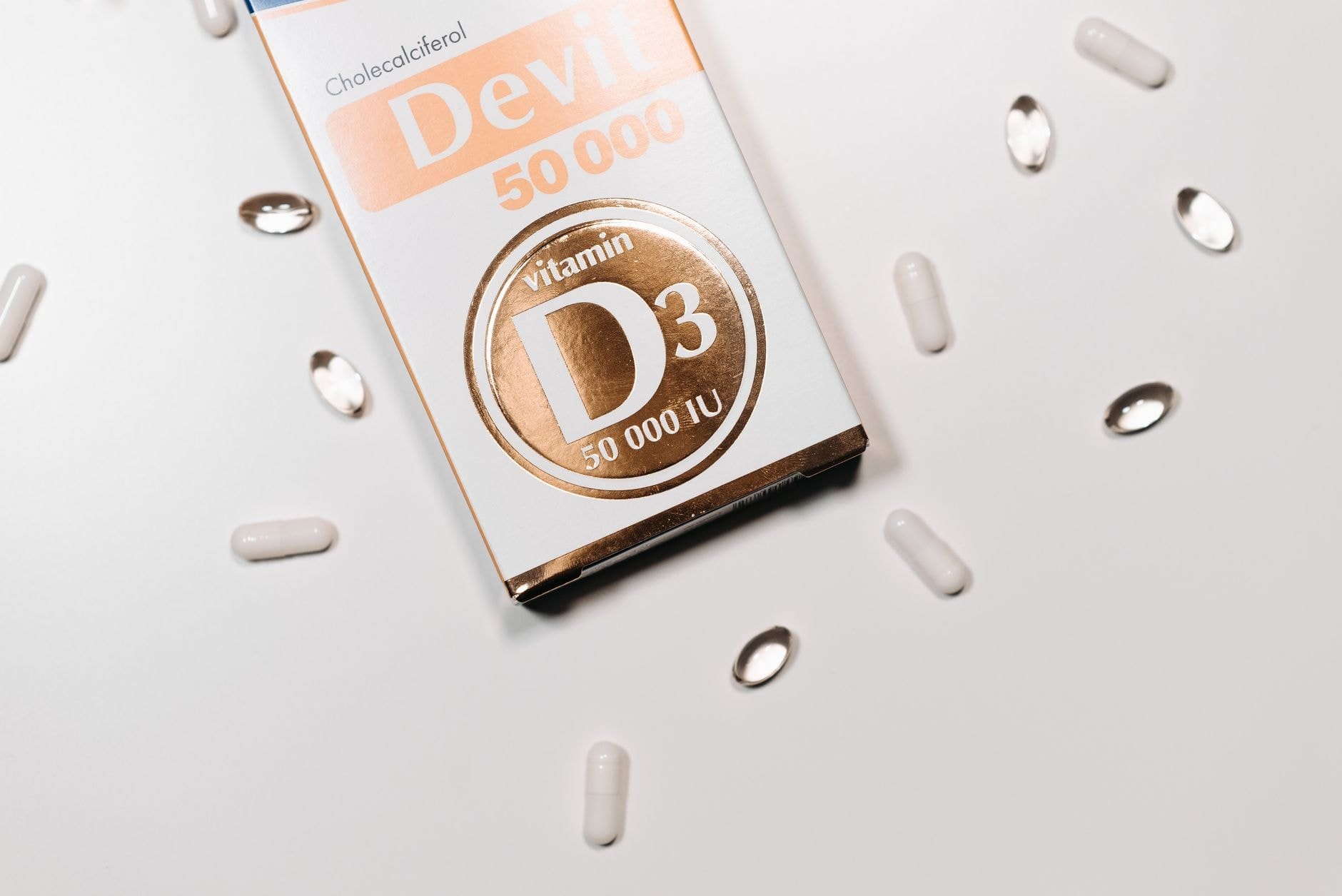 Capsule cu vitamina D, magneziu și calciu